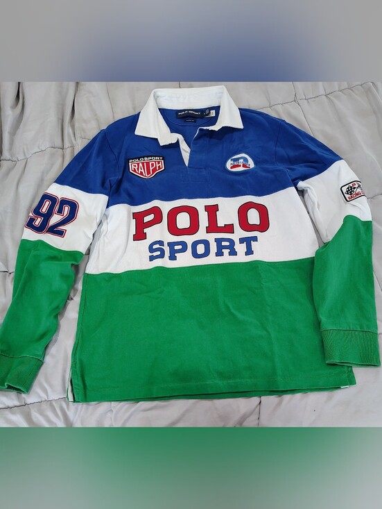 Polo Ralph Lauren Other - Polo Sport Ralph Lauren Racing Team Rugby Shirt Medium 92 Long Sleeve